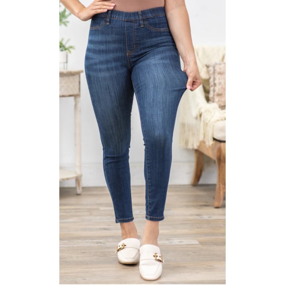 Judy Blue High Rise Pull On Skinny Jeans Size 1/25 Slim Fit Style JB88750 - Picture 7 of 7